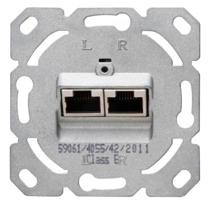 Kopp Netzwerkanschlussdose Cat.6a (920100183) Frontansicht