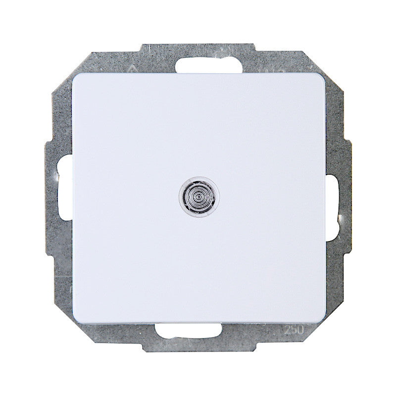 Kopp Paris arktisweiß Taster mit Linse (beleuchtet)