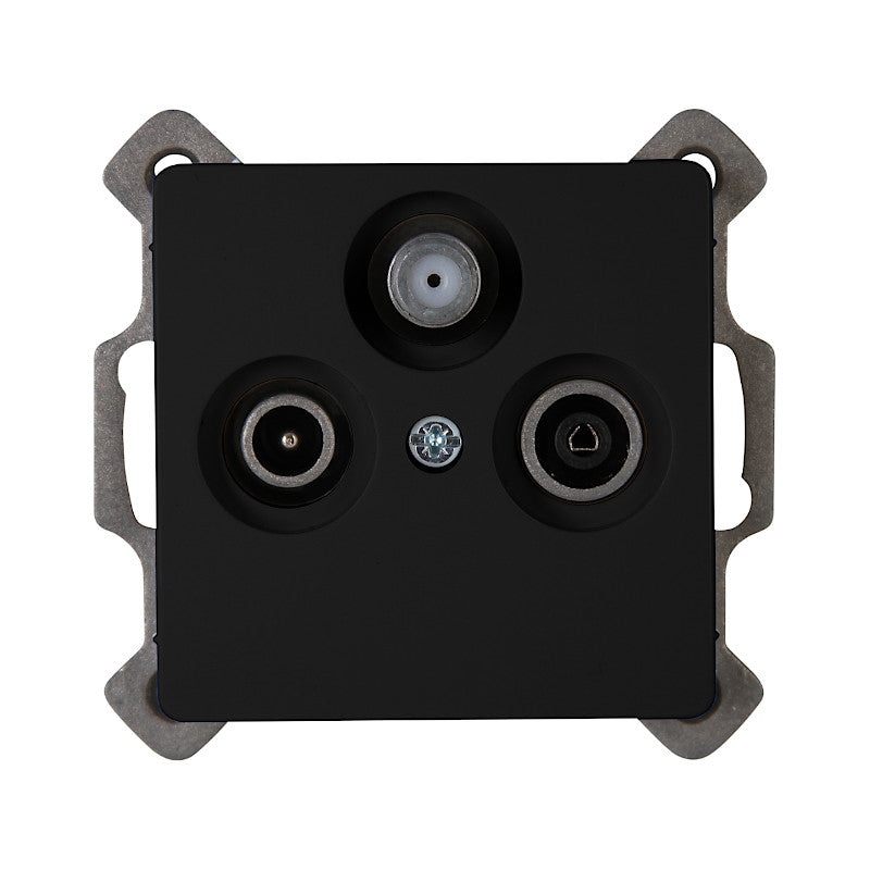 Kopp Paris mattschwarz Antenne SAT/TV/RF