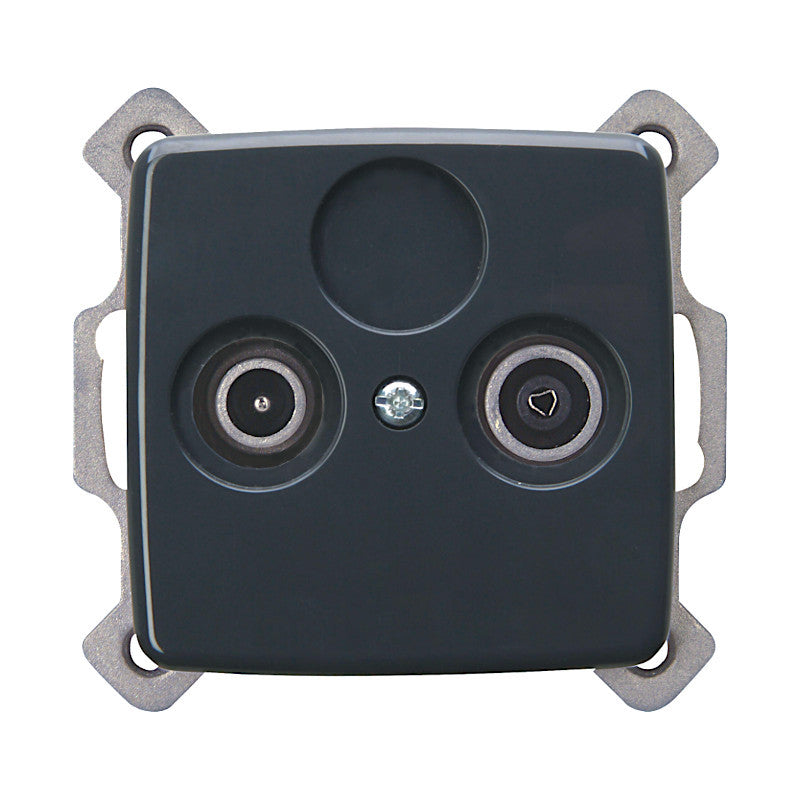 Kopp Rivo anthrazit Antennendose TV/RF (922915088)