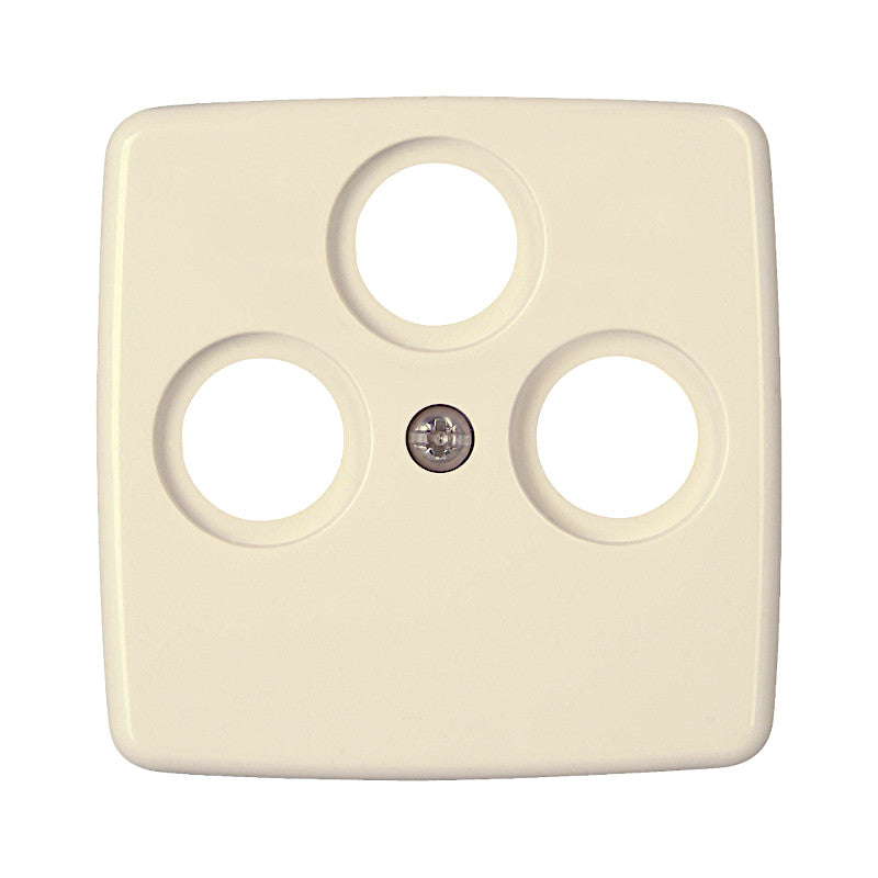 Kopp Rivo cremeweiß Abdeckung Antennendose SAT/TV/RF (339401181)