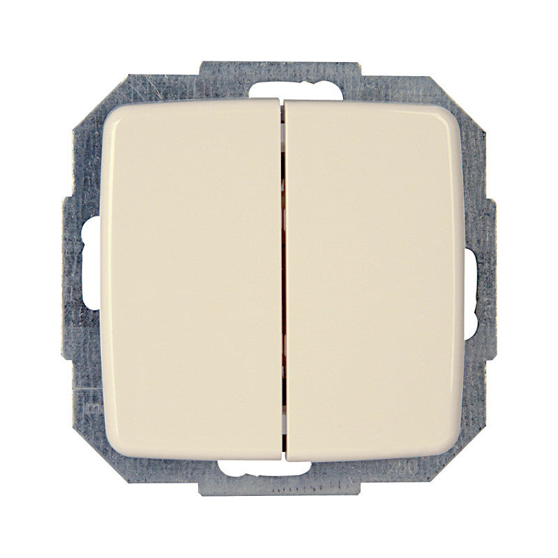 Kopp Rivo cremeweiß Wechsel-Wechselschalter (585301082)