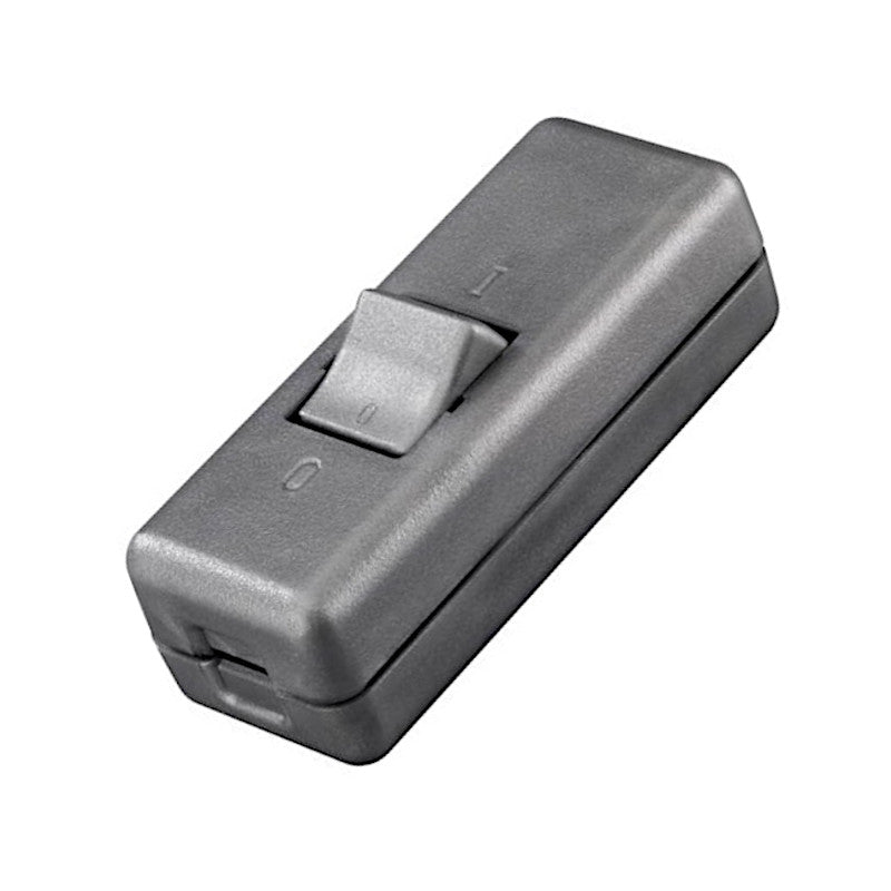 Kopp Schnurzwischenschalter 2-polig 10A silber 193620087
