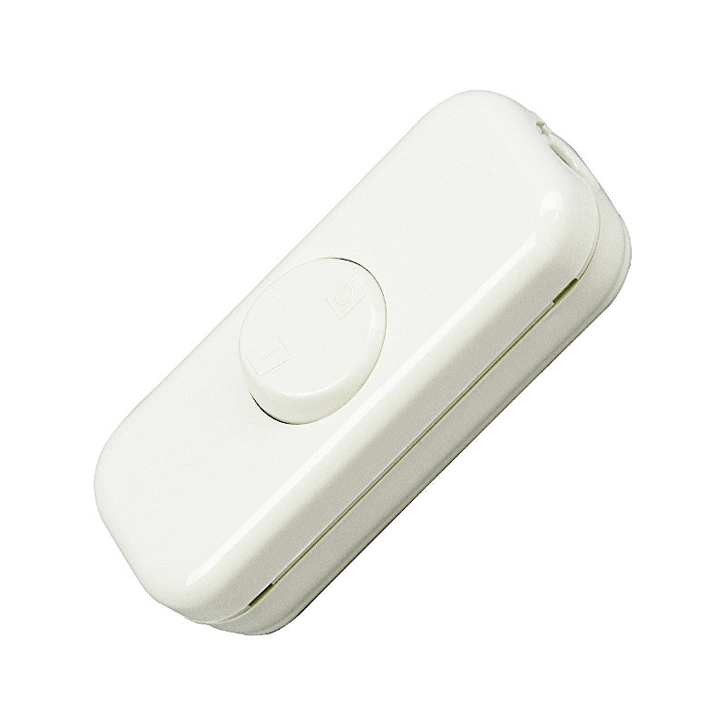 Kopp Schnurzwischenschalter 2-polig 10A weiss 193601084