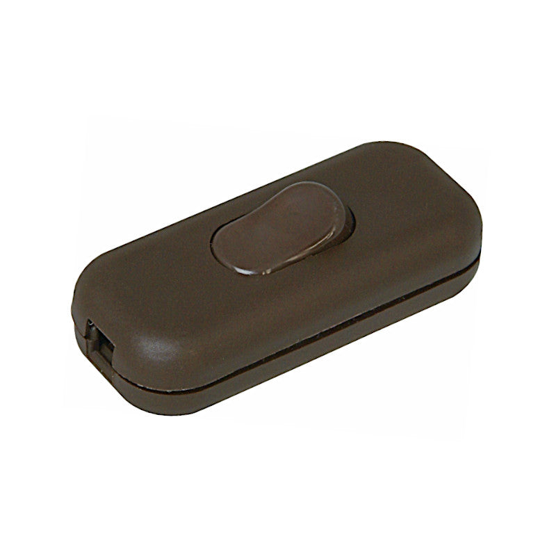 Kopp Schnurzwischenschalter 1-polig 2A braun 191306088