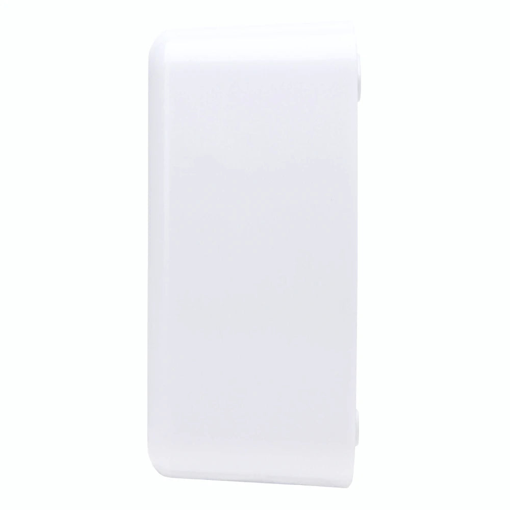 Kopp Steckdosenleiste 4-fach ohne Zuleitung weiß Seitenansicht