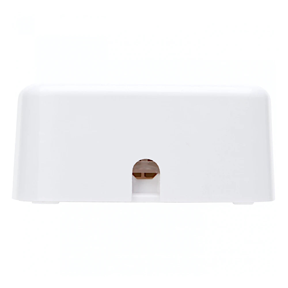 Kopp Steckdosenleiste 4-fach ohne Zuleitung weiß Anischt von unten