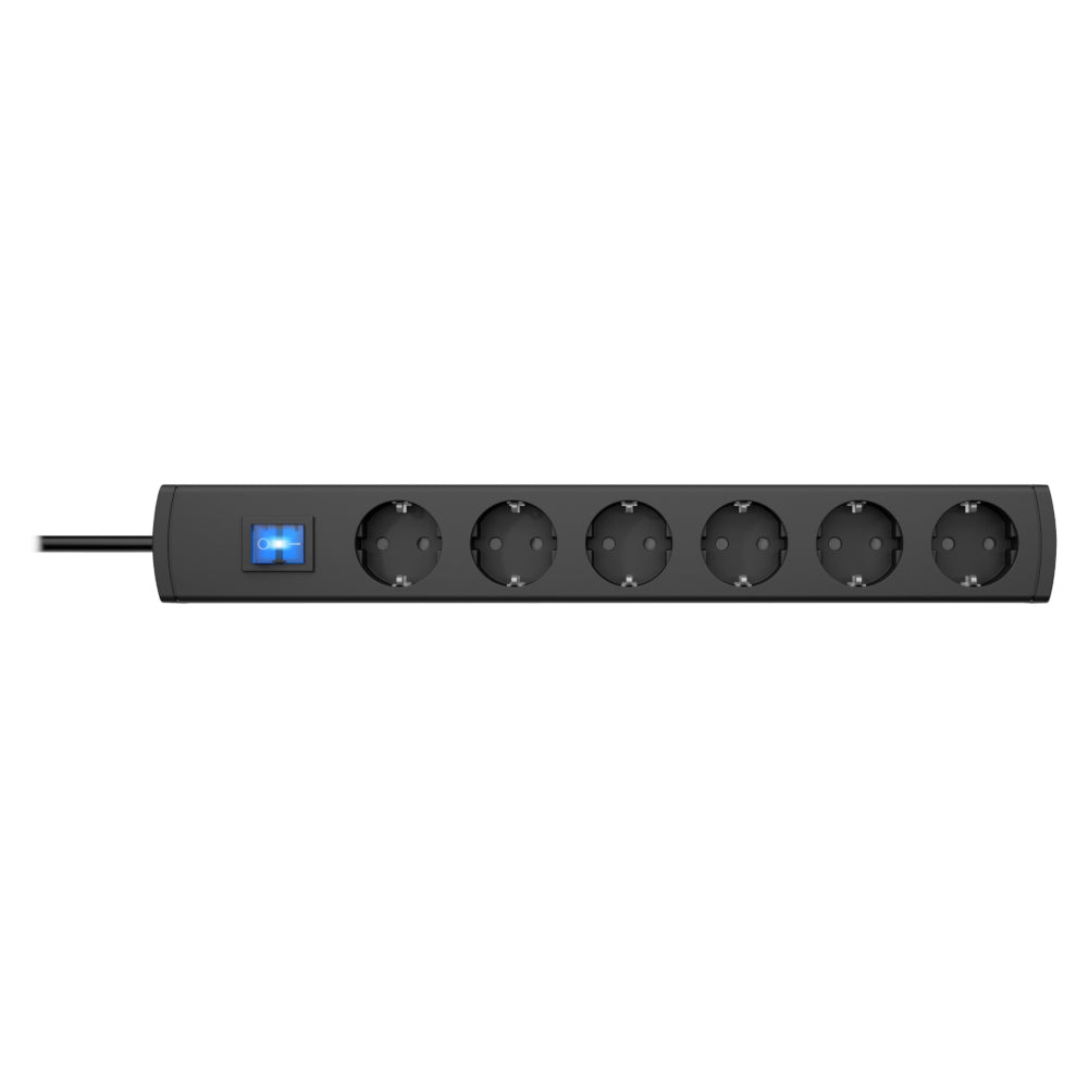 Kopp UNOversal plus Steckdosenleiste 6-fach 1,4m anthrazit (232805008)