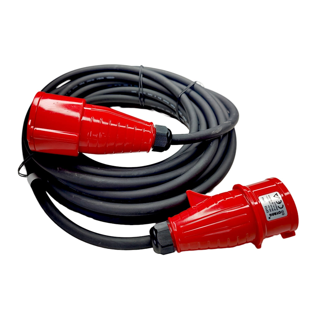 Kopp CEE Verlängerungskabel mit Phasenwender 16A 10m (147600006) Ansicht von vorn