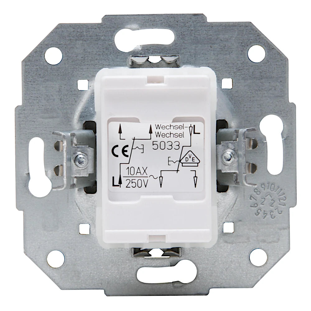 Kopp Venedig platin Wechsel-Wechselschalter (600343084) Rückansicht