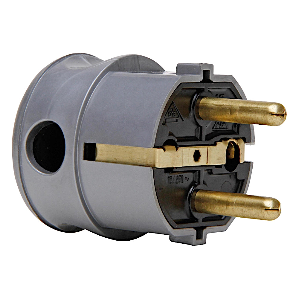Kopp Winkelstecker in silber (178520009) Ansicht schräg von vorn