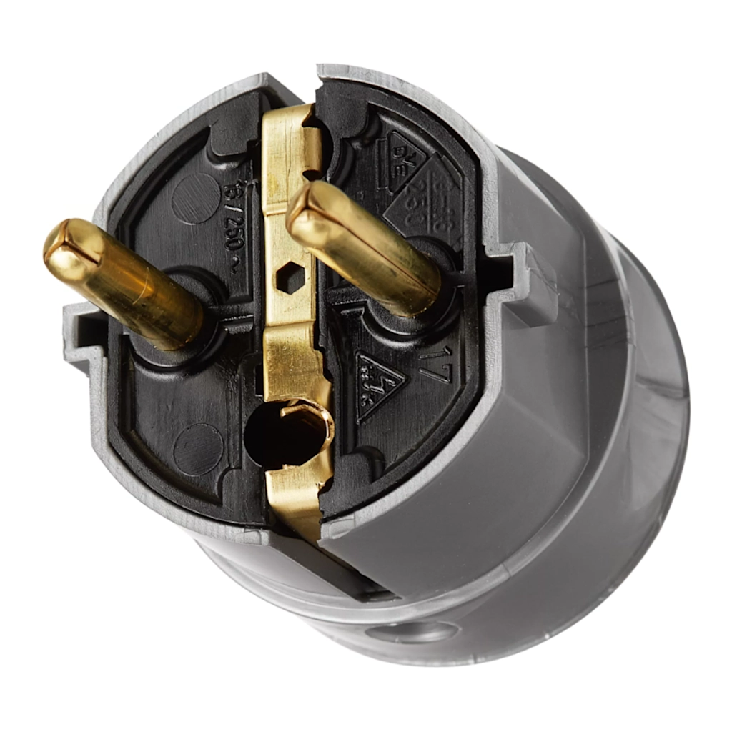 Kopp Winkelstecker in silber (178520009) Ansicht von vorn