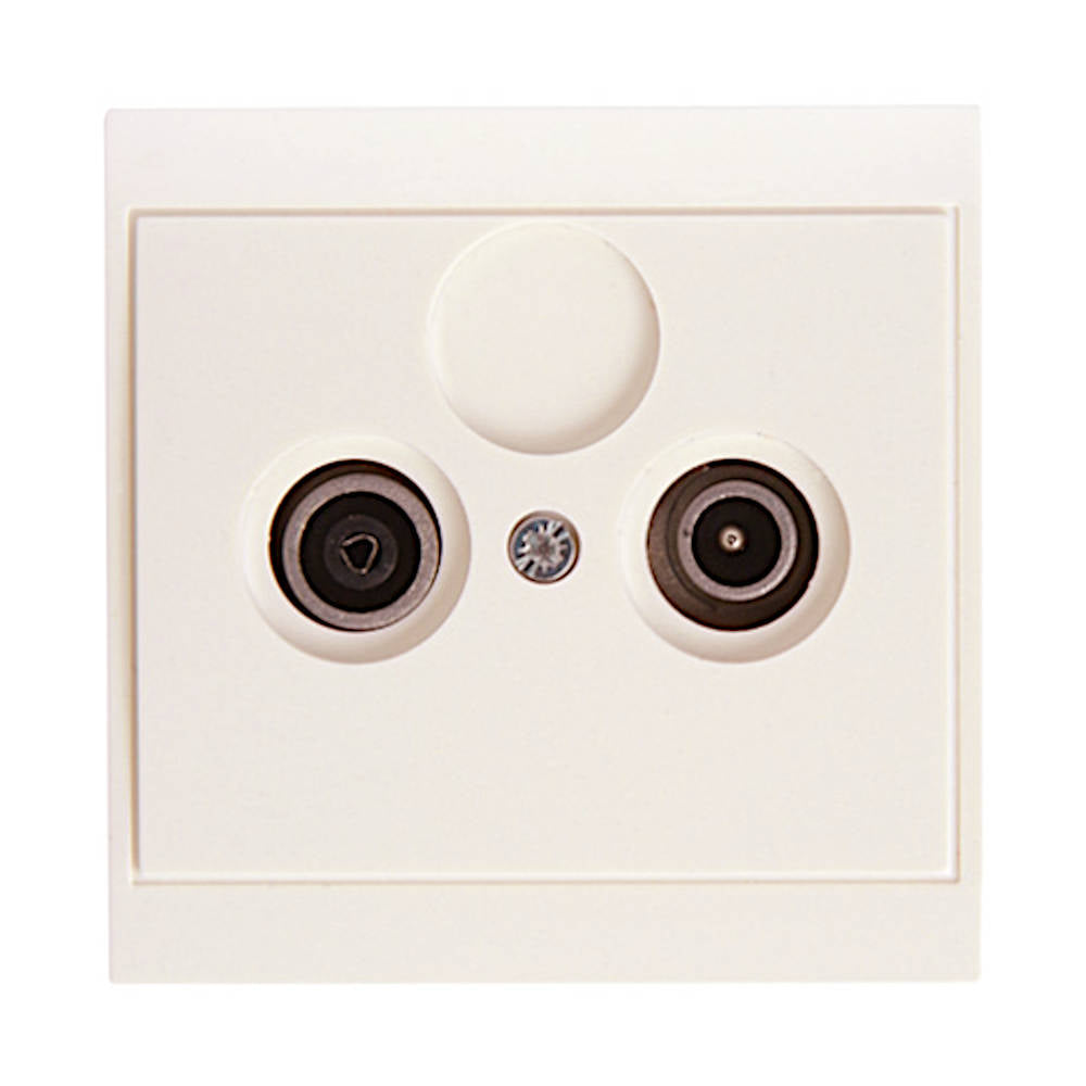 Kopp Malta (creme)weiß Antennendose TV/RF (113001081)