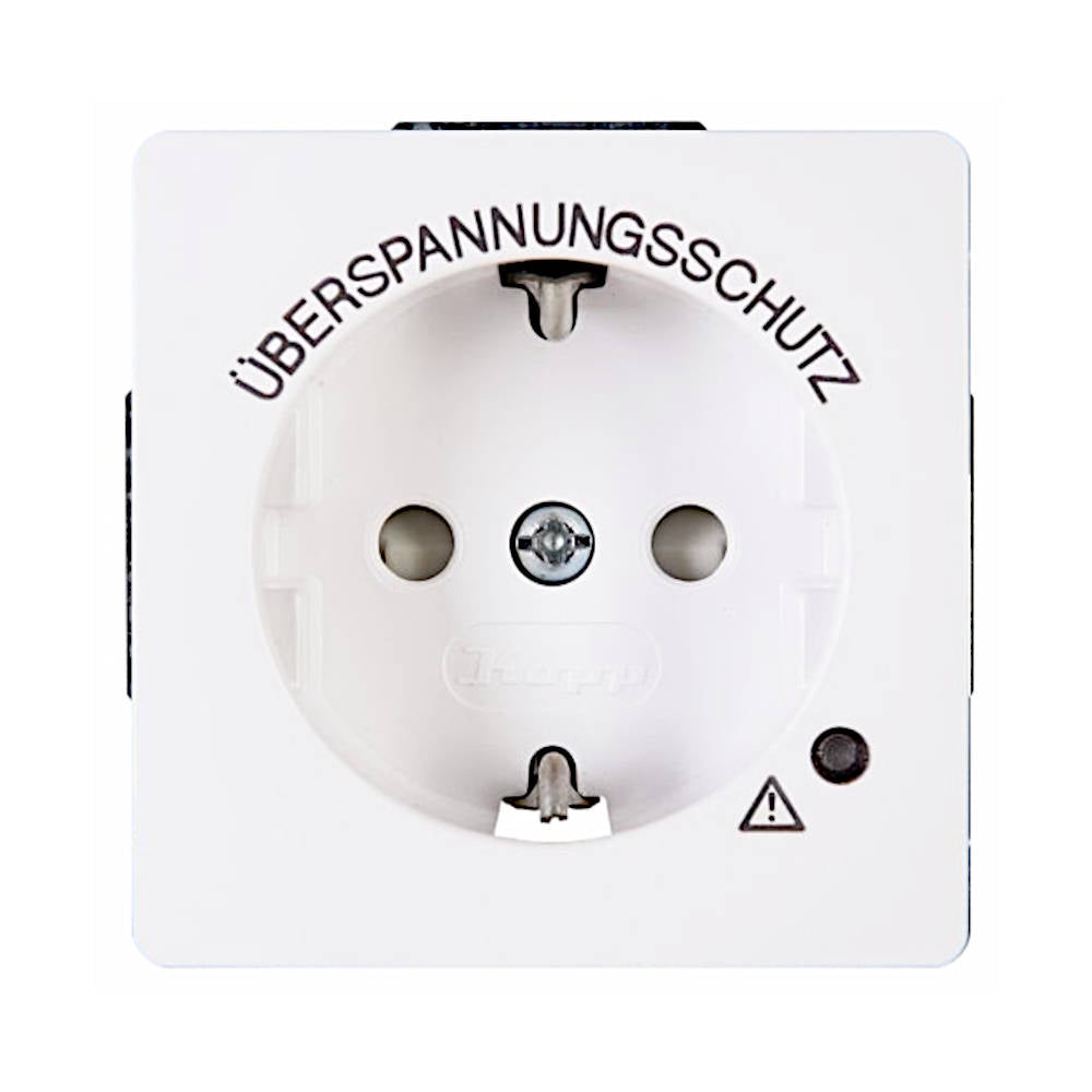 Kopp Vision arktisweiß Steckdose mit Überspannungsschutz (915202014)