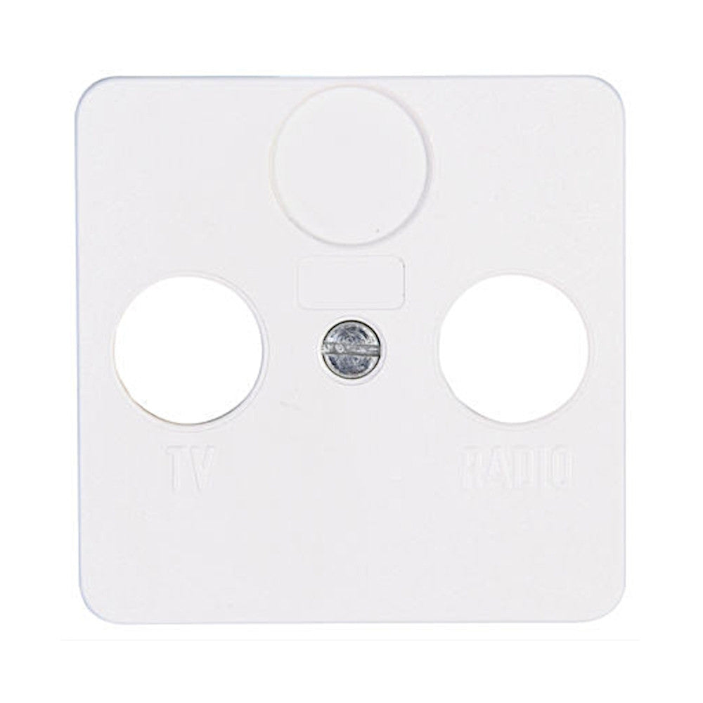 Kopp Europa arktisweiß Abdeckung Antennendose TV/RF (348113187)