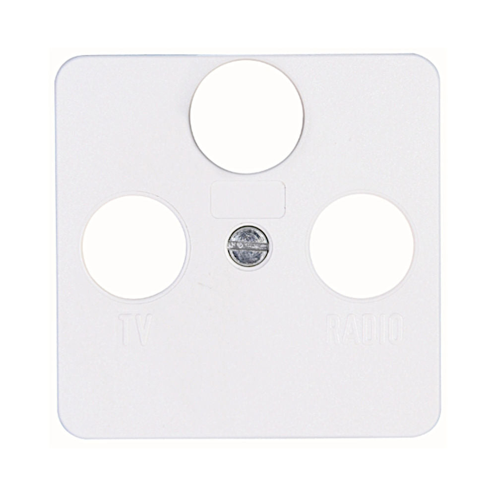 Kopp Europa arktisweiß Abdeckung Antennendose SAT/TV/RF (351913181)