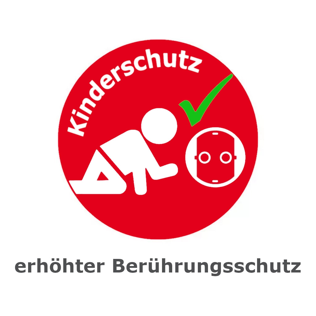 Logo erhöhter Berührungsschutz