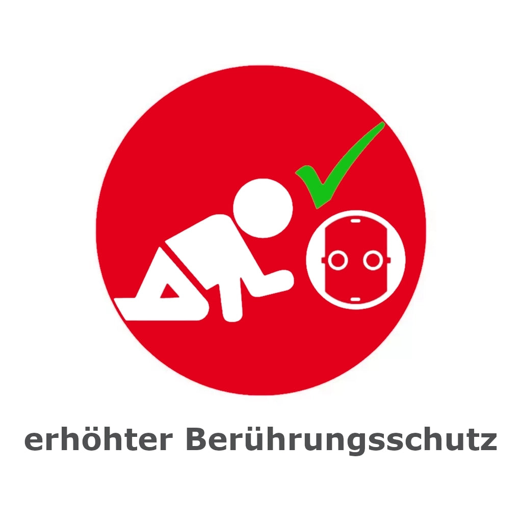 Logo erhöhter Berührungsschutz