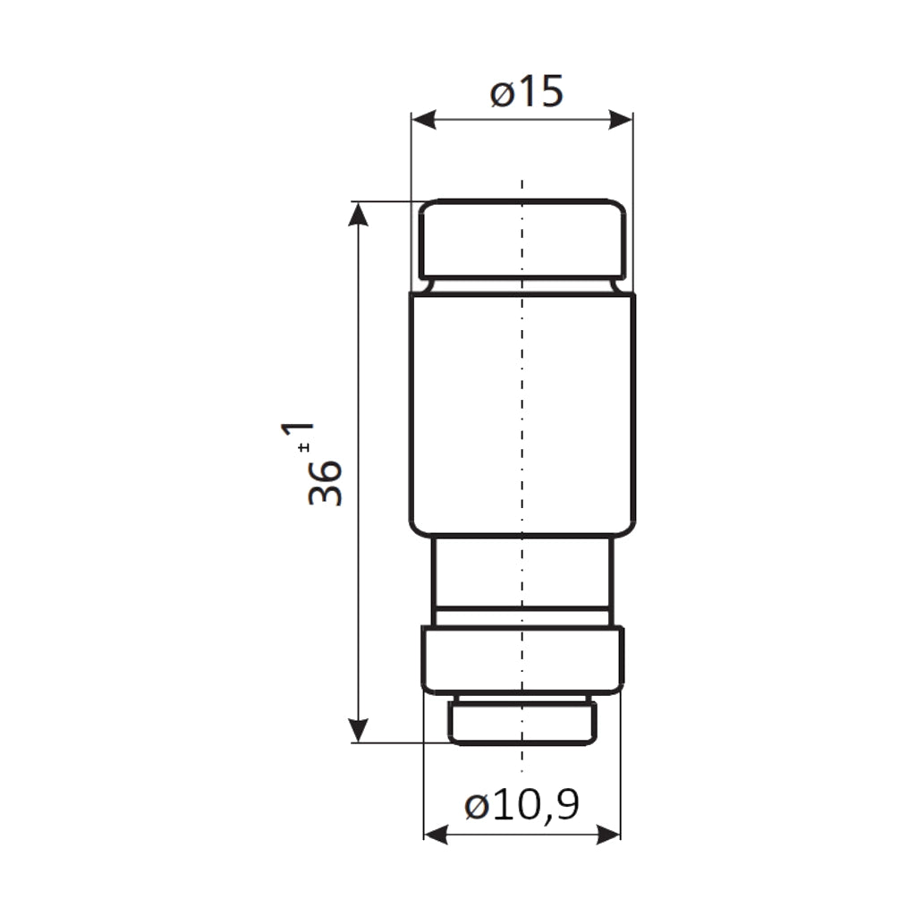 NEOZED Sicherungen 20A D01 E14 blau Abmessungen