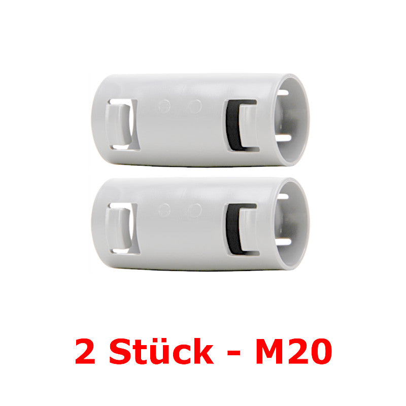 Flexmuffe M20 zugfest grau | 2 Stück
