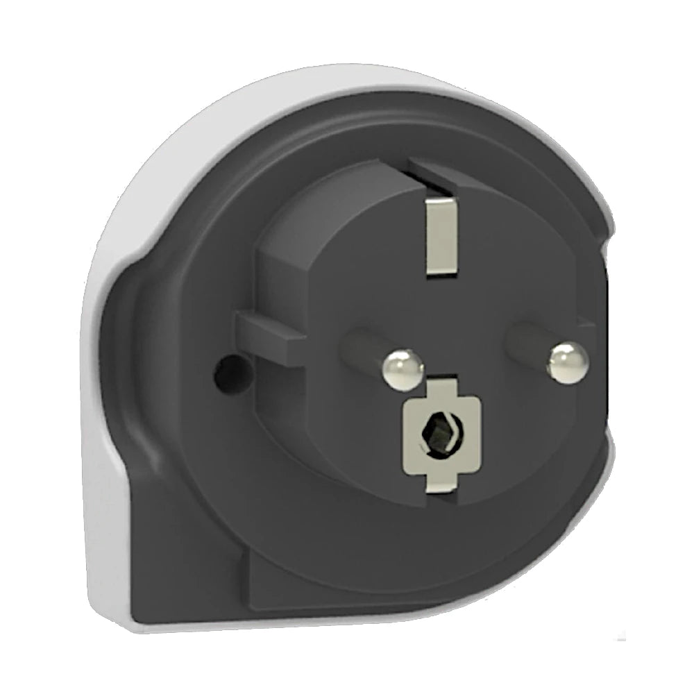 q2 Power Reiseadapter Welt nach Europa Rückansicht