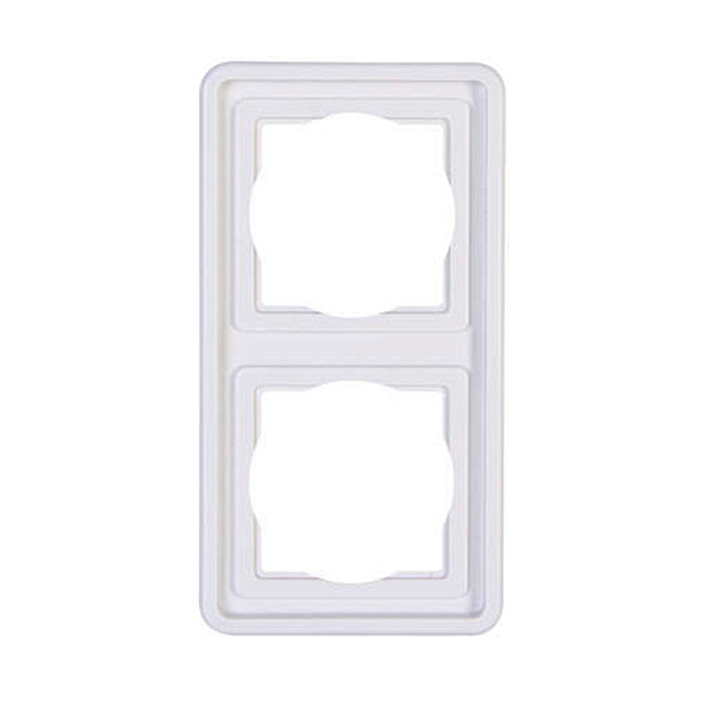 Kopp Standard arktisweiß Feuchtraum Rahmen 2-fach (302402074)