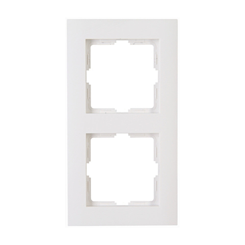 Kopp Athenis reinweiß Feuchtraum Rahmen 2-fach (402629081)