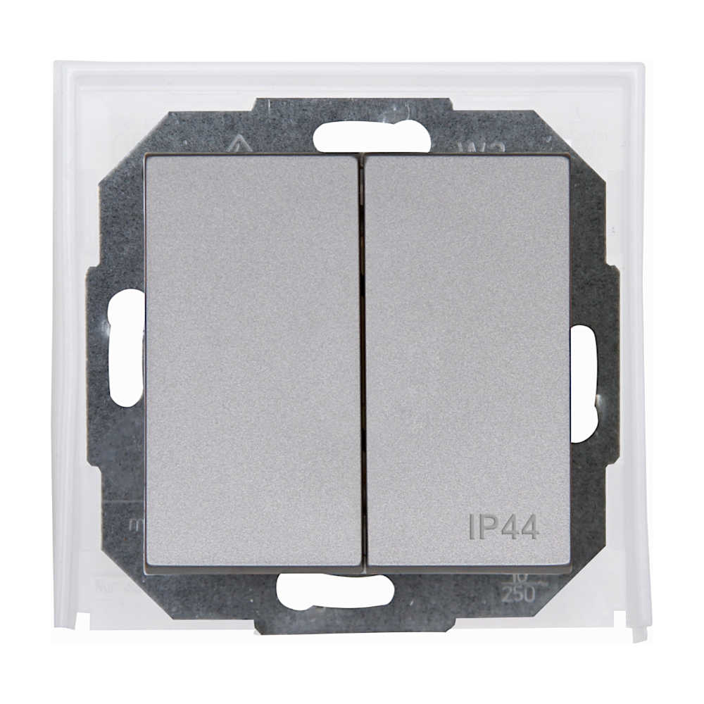 Kopp Athenis Stahl Feuchtraum Serienschalter (699547086)