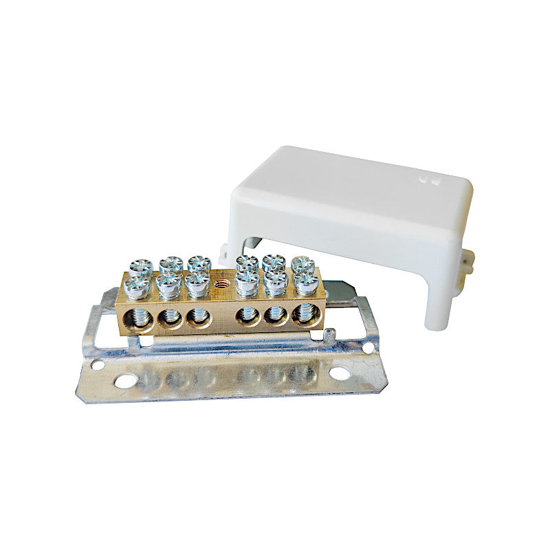 SLS Bad Erdungsschiene mit Deckel geöffnet