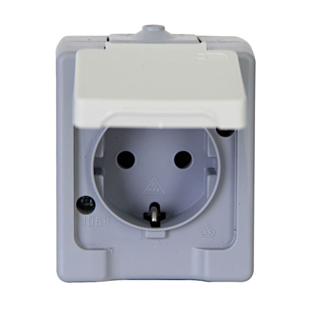 Kopp Standard grau Feuchtraum Steckdose (100648007)