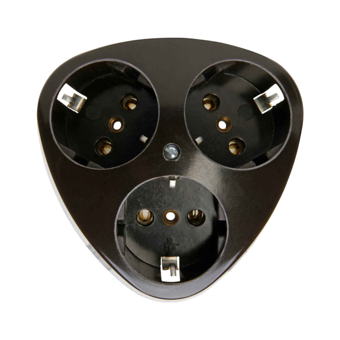 Kopp Standard braun Steckdose 3-fach 100506004