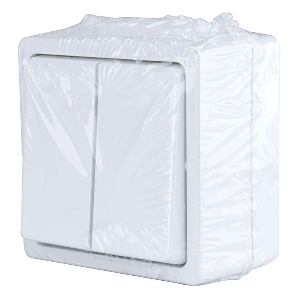 Unitec Aquarius Feuchtraum Polarweiß Serienschalter (45283L) Ansicht schäg von vorn