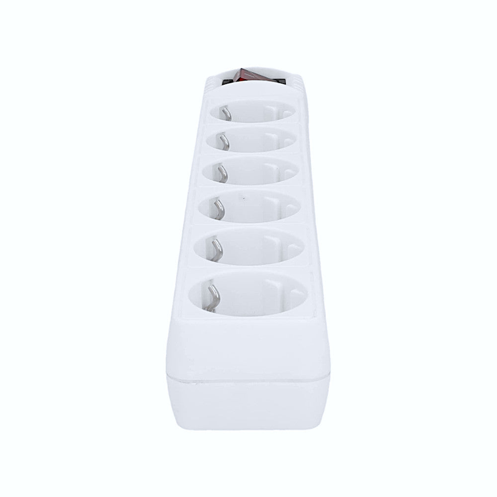 Unitec Steckdosenleiste 6-fach mit Schalter Nahaufnahme