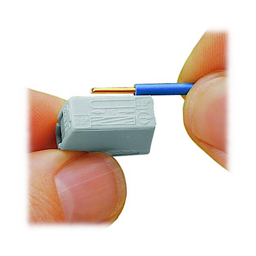 Wago 224-112 Leuchtenklemmen weiss