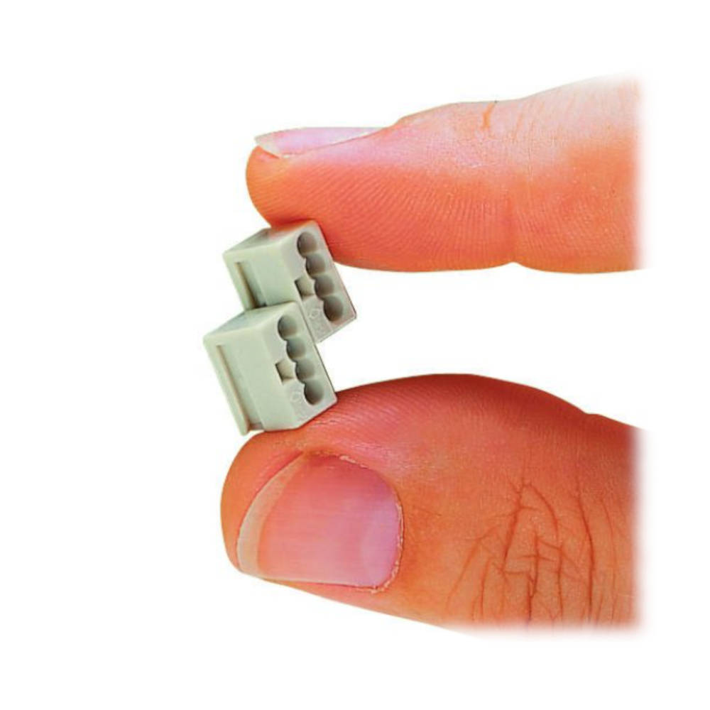 Wago 243-204 Micro Verbindungdosenklemmen dunkelgrau