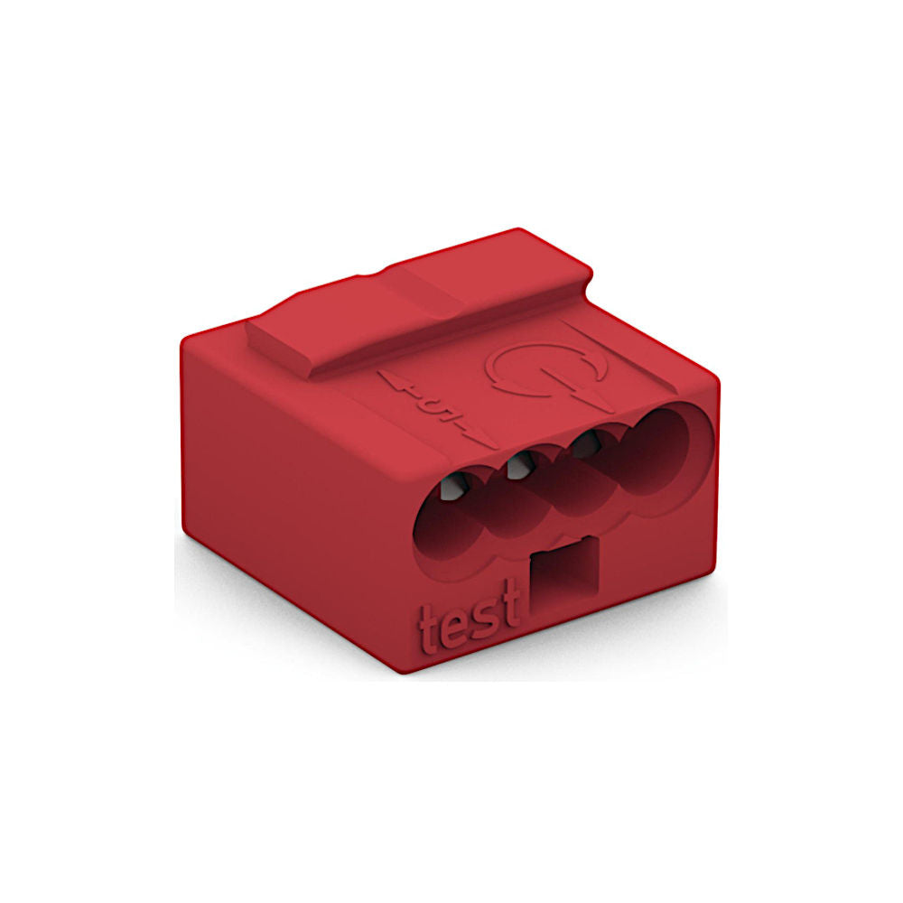 243-804 Micro Verbindungsdosenklemmen rot