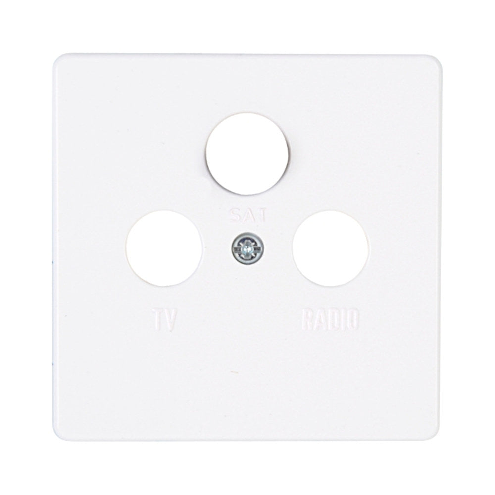 Kopp Vision arktisweiß Abdeckung Antennendose SAT/TV/RF (337002188)