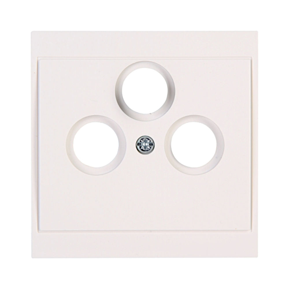 Kopp Malta (creme)weiß Abdeckung Antennendose SAT/TV/RF (313701180)