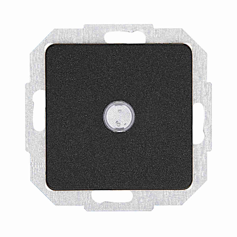 Kopp Milano anthrazit Taster mit Linse (619365086)