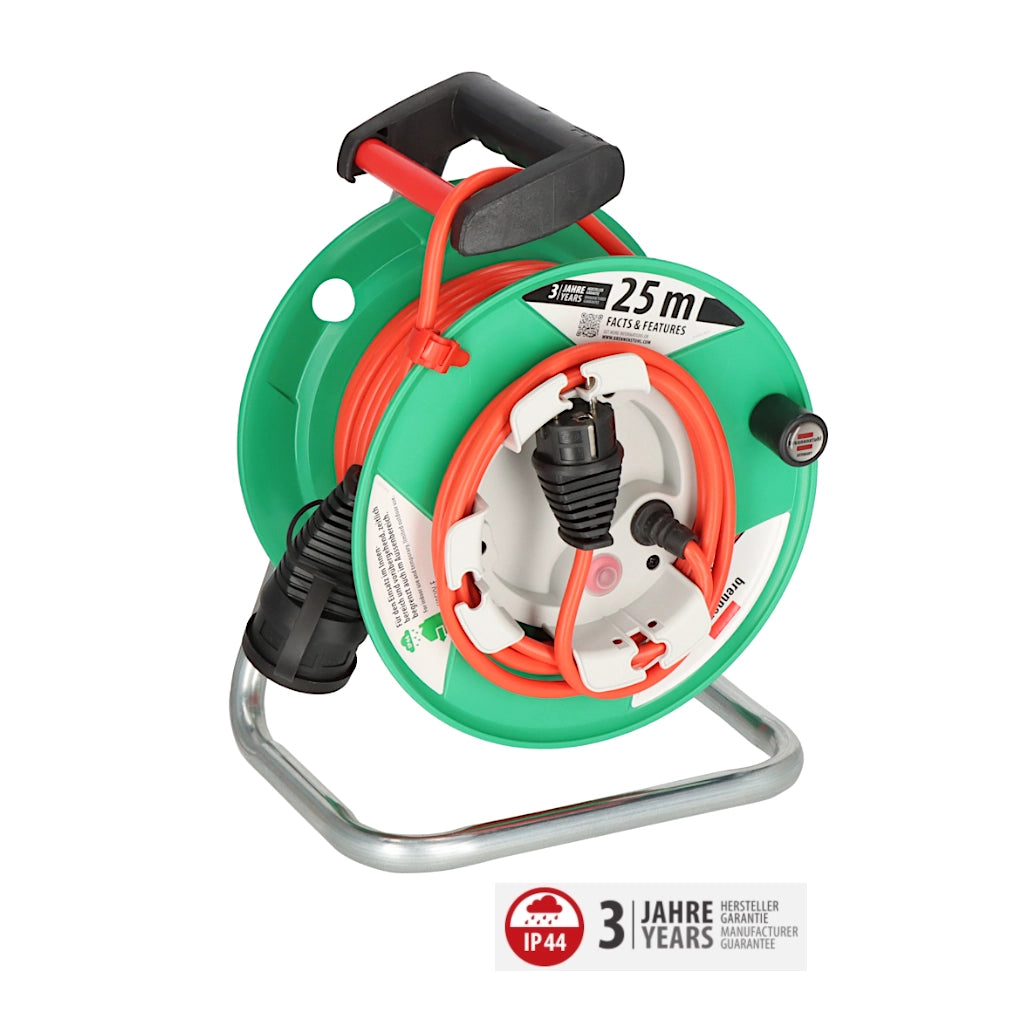 Brennenstuhl Kabeltrommel Garant G 25m IP44 (1098550001) Ansicht schräg von vorn