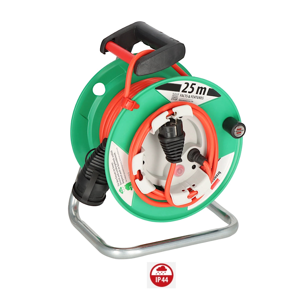 Brennenstuhl Kabeltrommel Garant G 25m IP44 (1098550001) Ansicht schräg von vorn