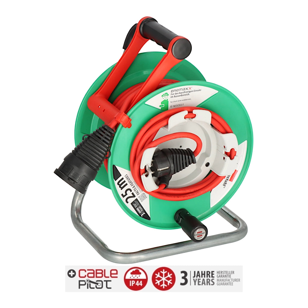 Brennenstuhl Kabeltrommel Garant G 25m IP44 (1148370) Ansciht schräg von vorn oben