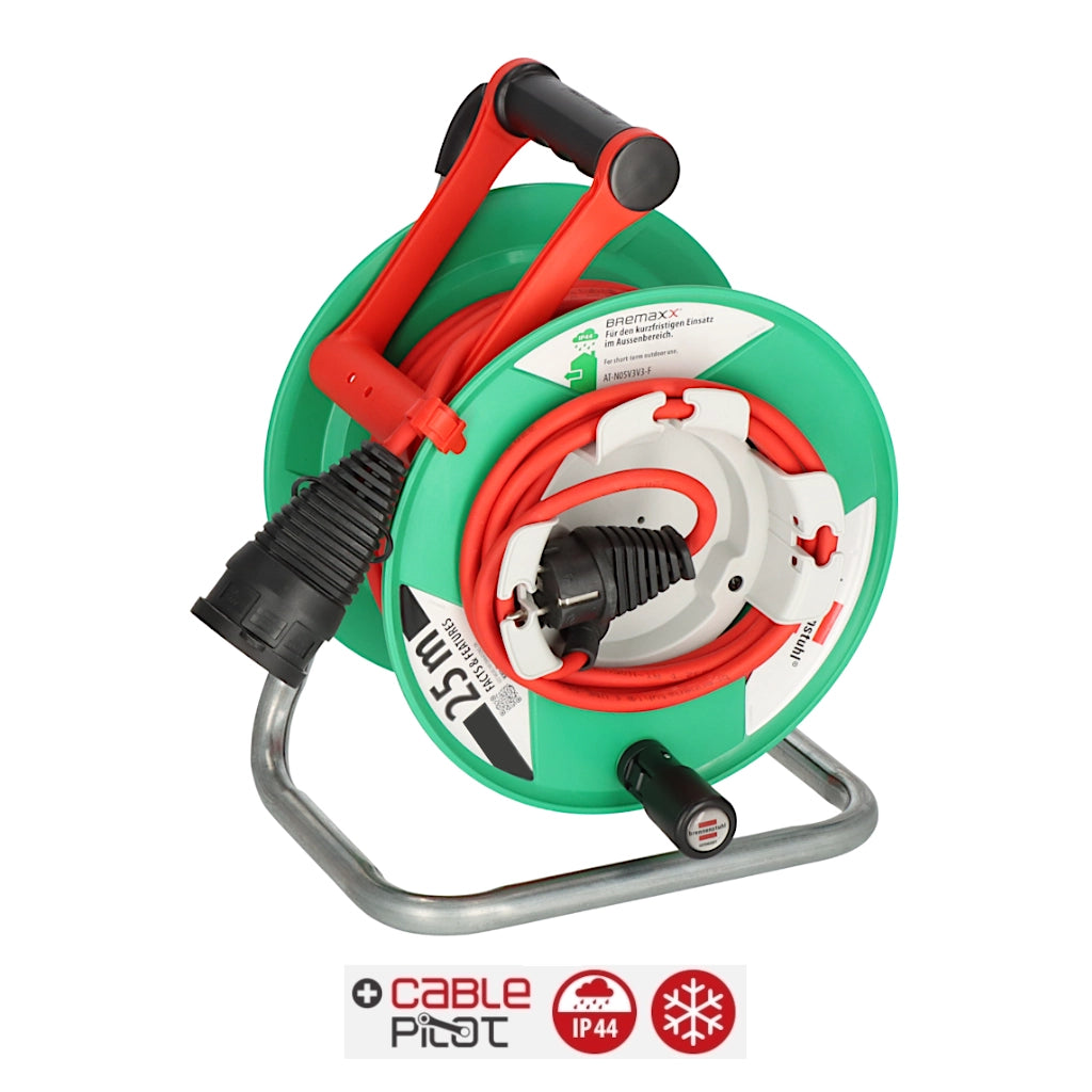 Brennenstuhl Kabeltrommel Garant G 25m IP44 (1148370) Ansciht schräg von vorn oben