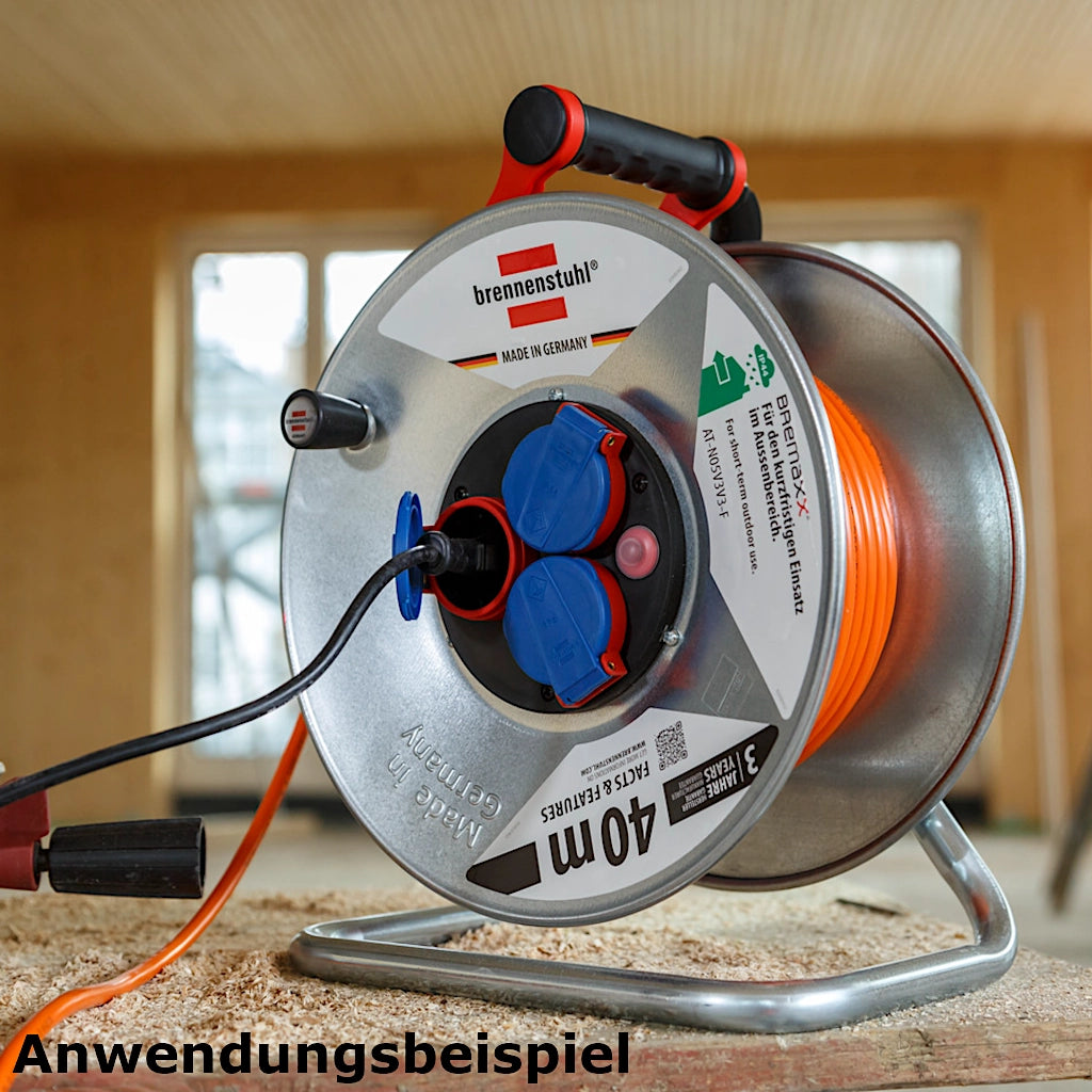 Brennenstuhl Kabeltrommel Garant S 3-fach 40m IP44 (1198750)