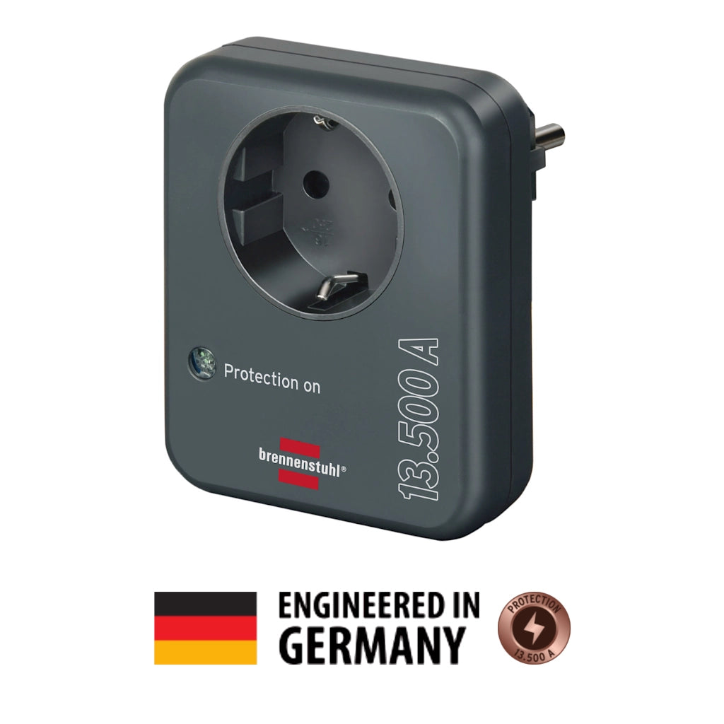 Brennenstuhl Steckdosenadapter mit Überspannungsschutz 13500A (1506996) Vorderansicht