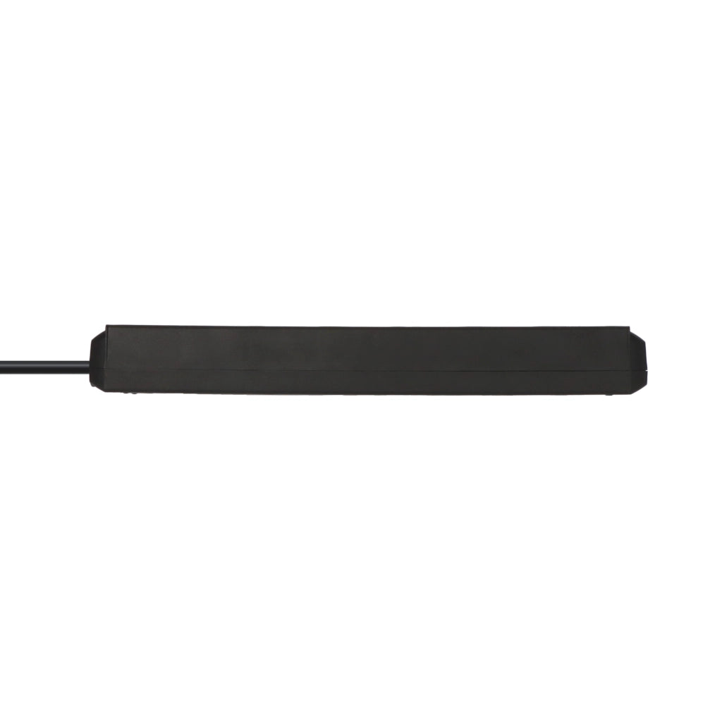Brennenstuhl Steckdosenleiste 6-fach 1,5m schwarz Eco-Line (1159400015) Seitenansicht