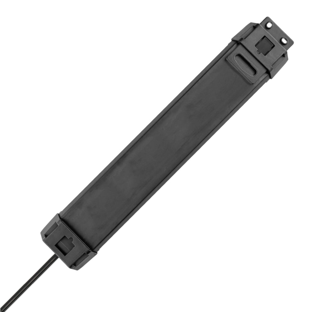 Brennenstuhl Steckdosenleiste 6-fach 5m grau/schwarz (1951560101) Rückansicht