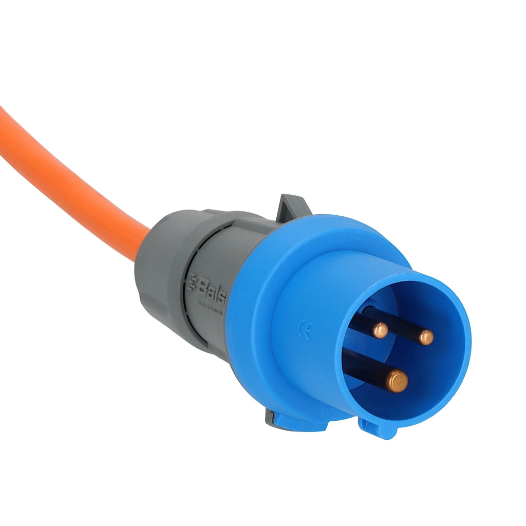 Brennenstuhl Verlängerungskabel Camping 10m IP44 orange (1167650610) Nahaufnahme CEE Stecker