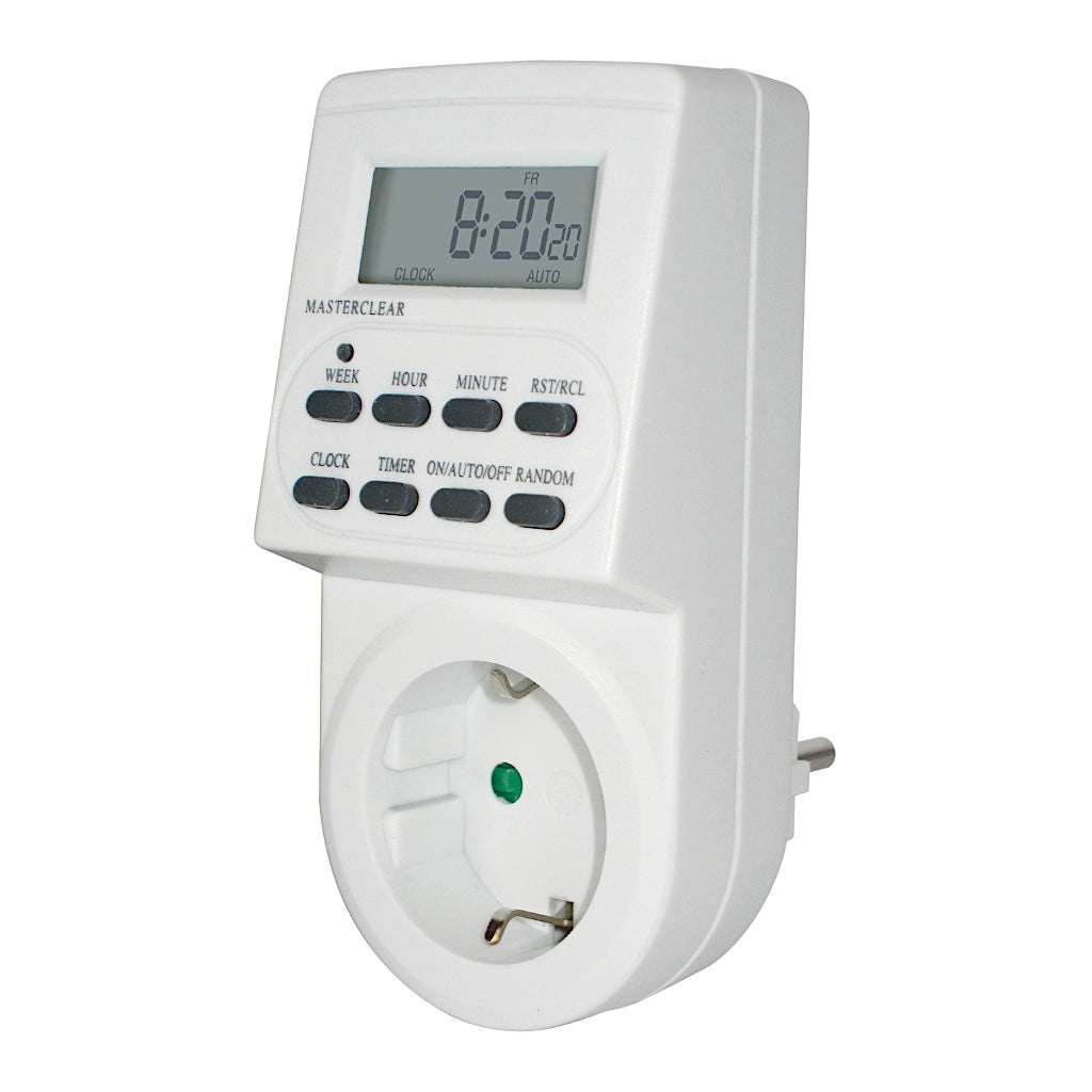 Brennenstuhl digitale Zeitschaltuhr DZ weiß (1506550) Ansicht schräg von vorn