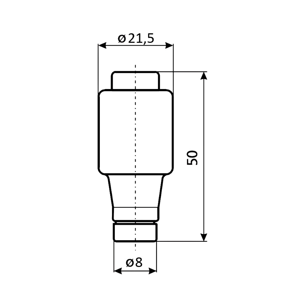 DIAZED Sicherungen 10A Dll E27 rot Abmessungen